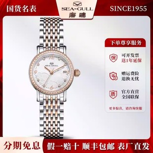 品牌正品 鑲鉆輕奢小眾1074 海鷗表女士全自動(dòng)機(jī)械手表女表小巧時(shí)尚