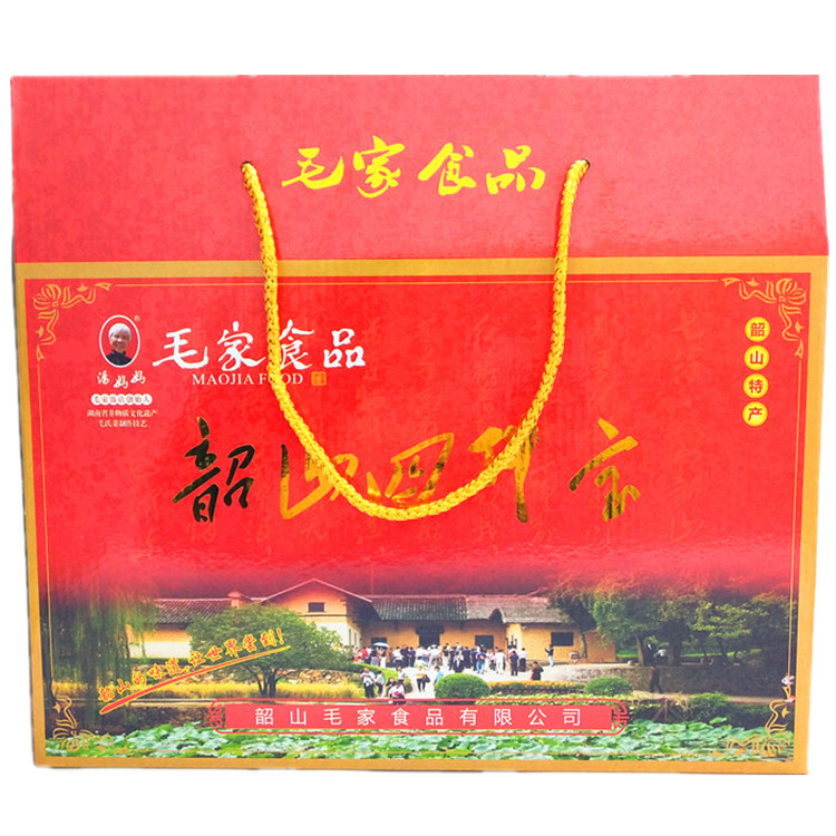 湖南韶山特产毛家食品韶山四件宝高档礼盒汤妈妈剁辣椒酱送礼佳品
