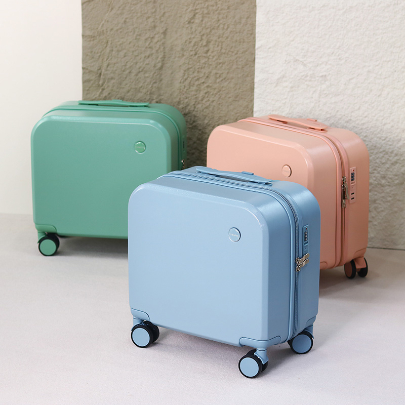 迷你小拉杆行李旅行箱登机密码电脑箱万向轮16 17 18寸定制LOGO