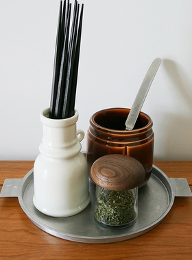 荒木之丘 厨房工具收纳罐收纳瓶 餐具收纳罐 筷子筒筷子笼 餐具罐