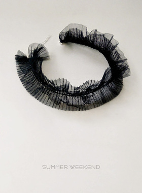 韩版性感复古礼服配饰网红同款