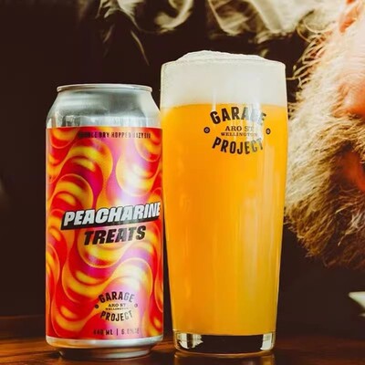 怒推！车库计划美味桃红DDH新西兰浑浊IPA 精酿啤酒440ml*6罐