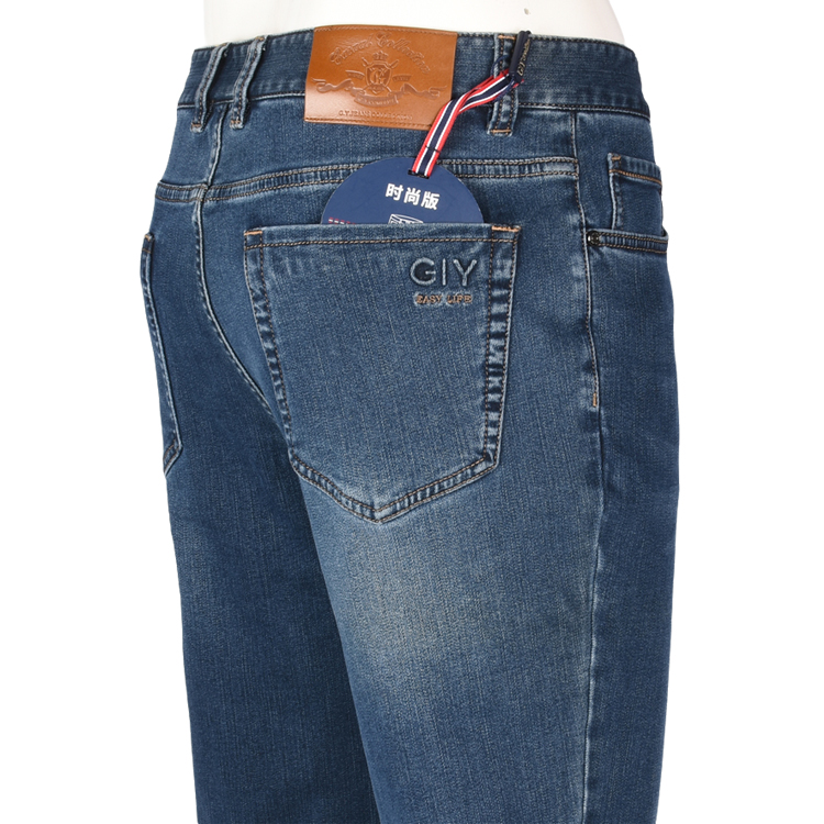 GYgoldlion/金利来服饰专柜正品新款男装夏季时尚休闲长裤牛仔裤