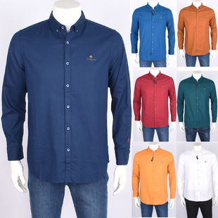 BIEM.L.FDLKK比音勒芬专柜正品 休闲衬衫 男装 免烫纯色长袖 秋季 新款