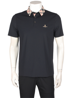 BIEM.L.FDLKK/比音勒芬男士BT_ICEMAX 冰爽亲肤休闲翻领T恤衫