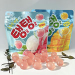 韩国进口零食7-11便利店西洲果汁Q弹软糖葡萄芒果荔枝味水果糖40g