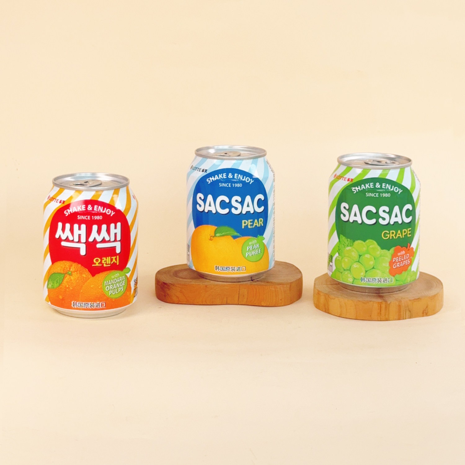 乐天韩国进口果味饮料240ml