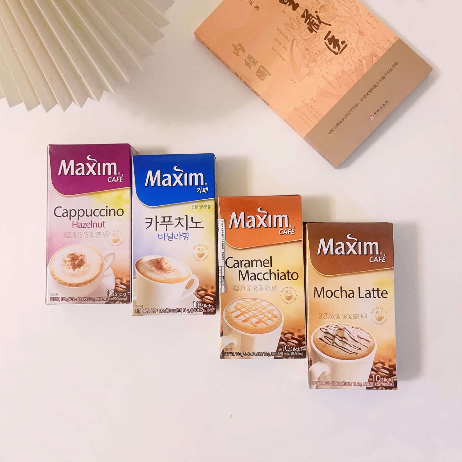 韩国咖啡焦糖玛奇朵 进口零食东西麦可馨三合一速溶咖啡粉