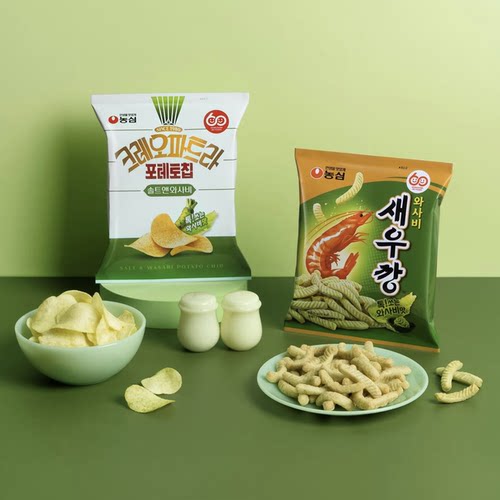 4件包邮韩国农心辣椒蛋黄酱膨化