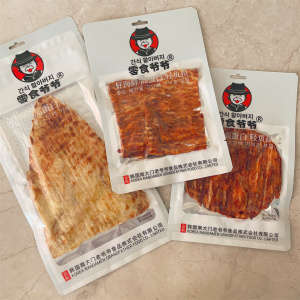 美味零嘴零食原味烤鱼片先生鱼狮子鱼鳕鱼片袋装国货优选 烤鱿鱼