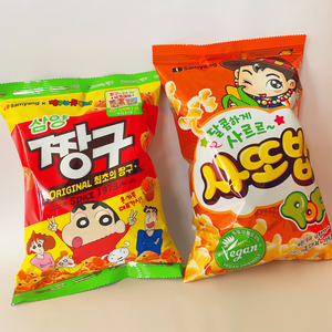 韩国进口零食品三养使道官大人软玉米膨化爆米花休闲小吃 67g