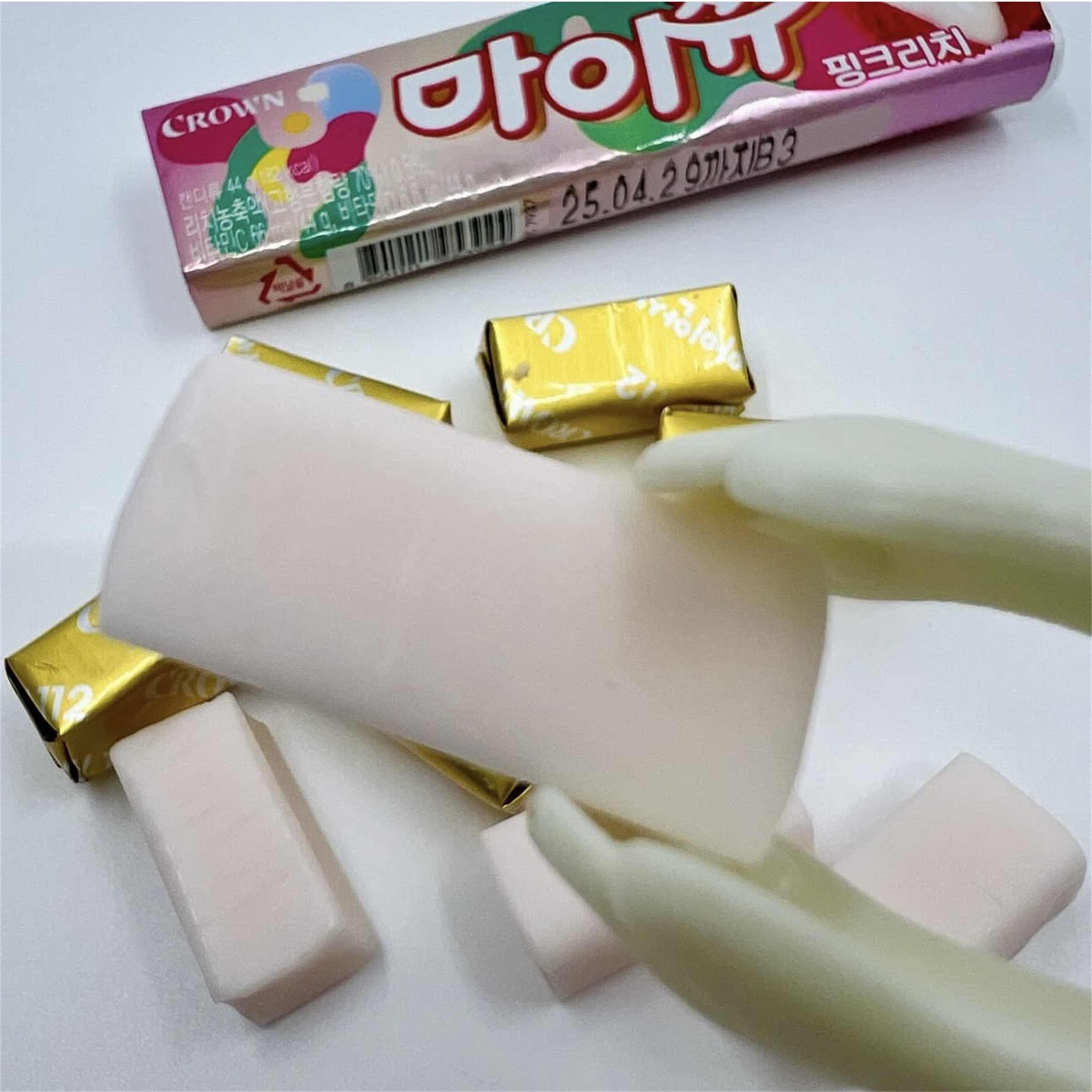 韩国进口零食克丽安长条软糖蓝莓汽水味酸甜糖葡萄草莓荔枝葡萄