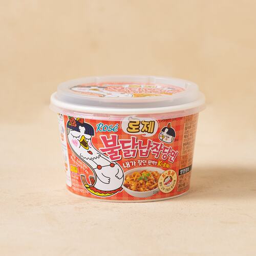三养奶油玫瑰炒鸡肉味麻辣宽粉