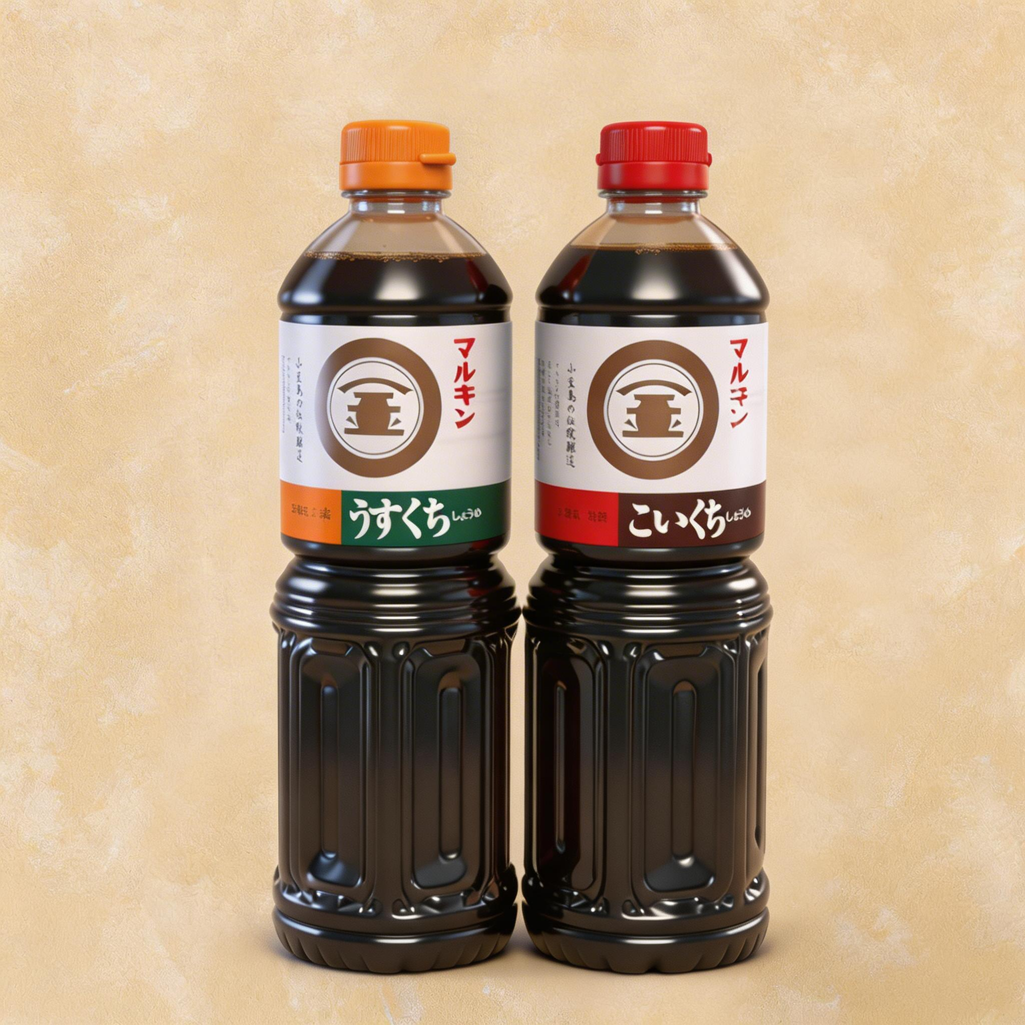 丸金日本进口浓口淡口生抽酱油1L