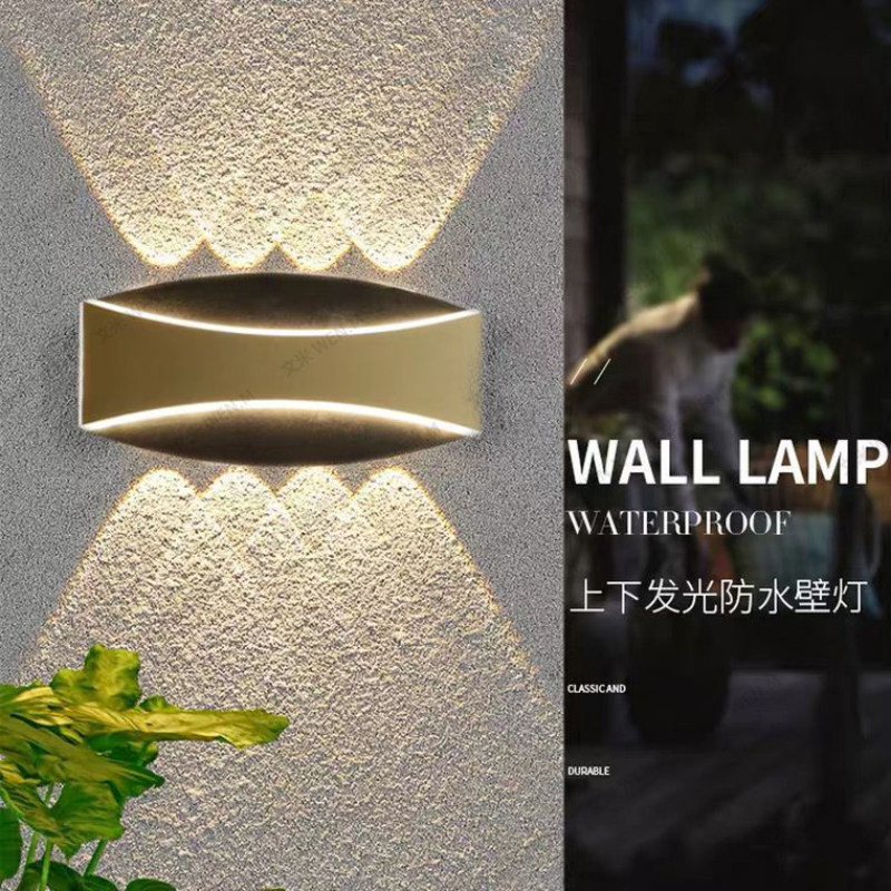户外防水庭院灯卧室背景墙装饰灯防雷防晒花园壁灯阳台网红射灯,家装灯饰光源,户外壁灯,淘宝优惠券,粉丝福利购,淘宝优惠卷
