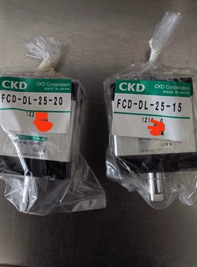 CKD扁平气缸FCD-DL-25-15,FCD-DL-25-20