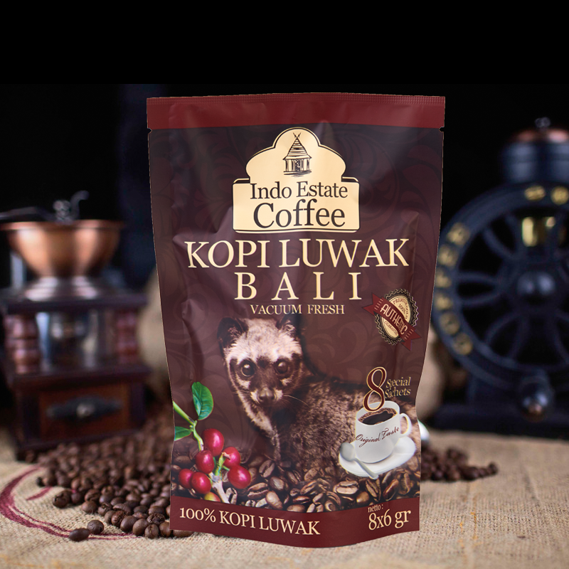 印尼原装进口中度烘焙纯黑阿拉比卡巴厘岛麝香猫屎咖啡粉增非挂耳