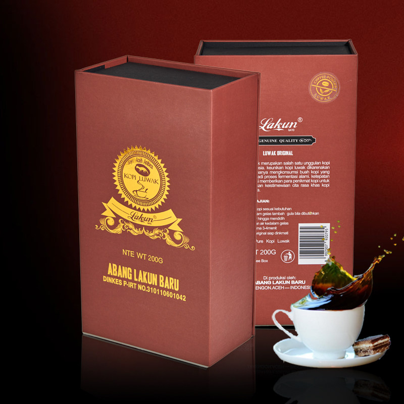 Lakun Gayo牌印尼原装进口贵猫屎咖啡豆/粉 麝香猫咖啡 200克/盒