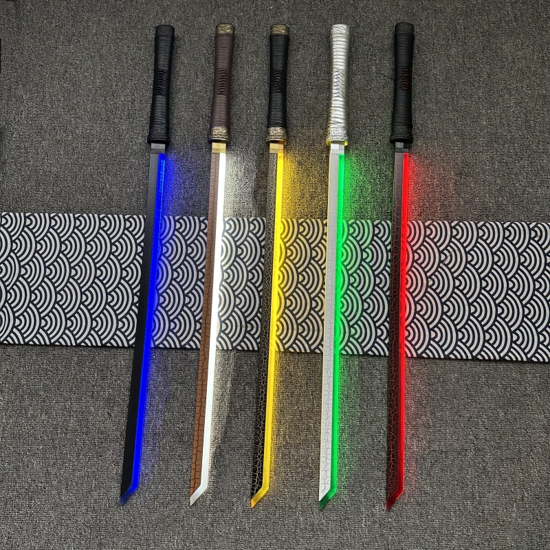 光剑唐横刀木刀带灯充电