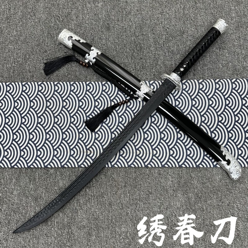 绣春刀玩具冷钢塑胶刀塑料仿真刀唐横刀高强度练习武士刃武式刀