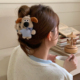 love 小狗玩偶抓夹可爱少女心蝴蝶结AB面发抓鲨鱼夹发饰品 puppy