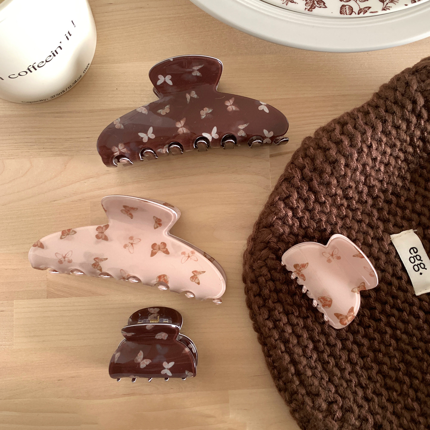 东方美学！复古新中式蝴蝶醋酸抓夹温柔气质发抓鲨鱼夹高级感发饰,饰品/流行首饰/时尚饰品新,发饰,淘宝优惠券,粉丝福利购,淘宝优惠卷