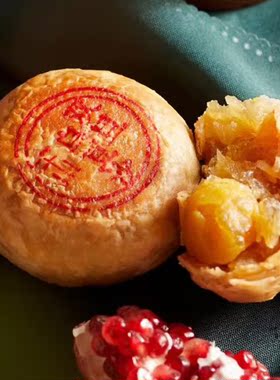 汕头西堤仁和潮汕饼潮饼潮式月饼双黄乌豆中秋绿豆喜饼特产袋装