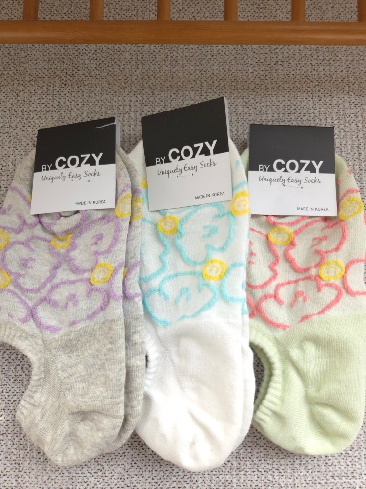 韩国进口船袜春夏新款袜子多巴胺笑脸花朵女棉袜东大门休闲4167