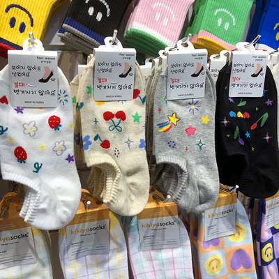 韩国glalalane女生防脱船袜可爱