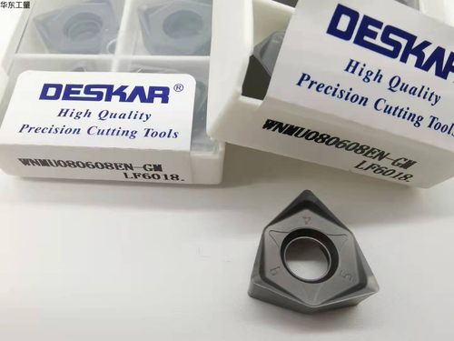 DESKAR黛斯卡 六角快进给铣刀片 WNMU080608EN-GM LF6018
