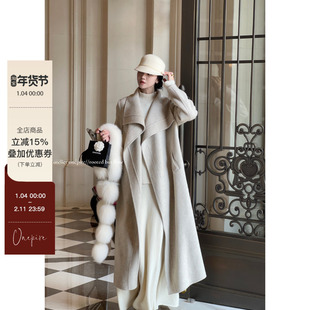 【现货】 Onepire|《归国大衣》3.5m用料70澳洲绵羊毛水波领大衣