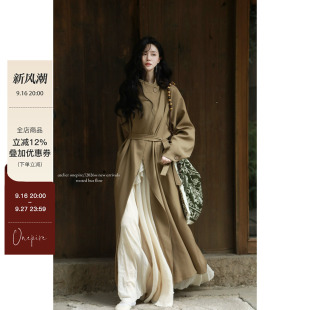 Atelier Onepire|乌木檀香·重工chao气质立领灯笼袖风衣