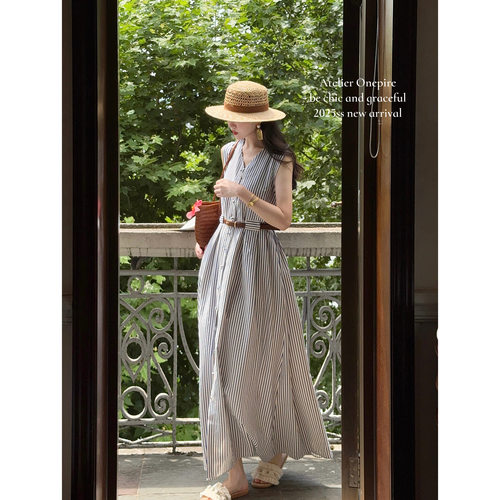 【现货】Onepire本期回馈·南法往事法式复古通勤设计感连衣裙