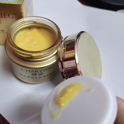 婵姿奢润金铂臻萃面霜奢华金铂时光面霜50G细纹紧肤弹性化妆正品