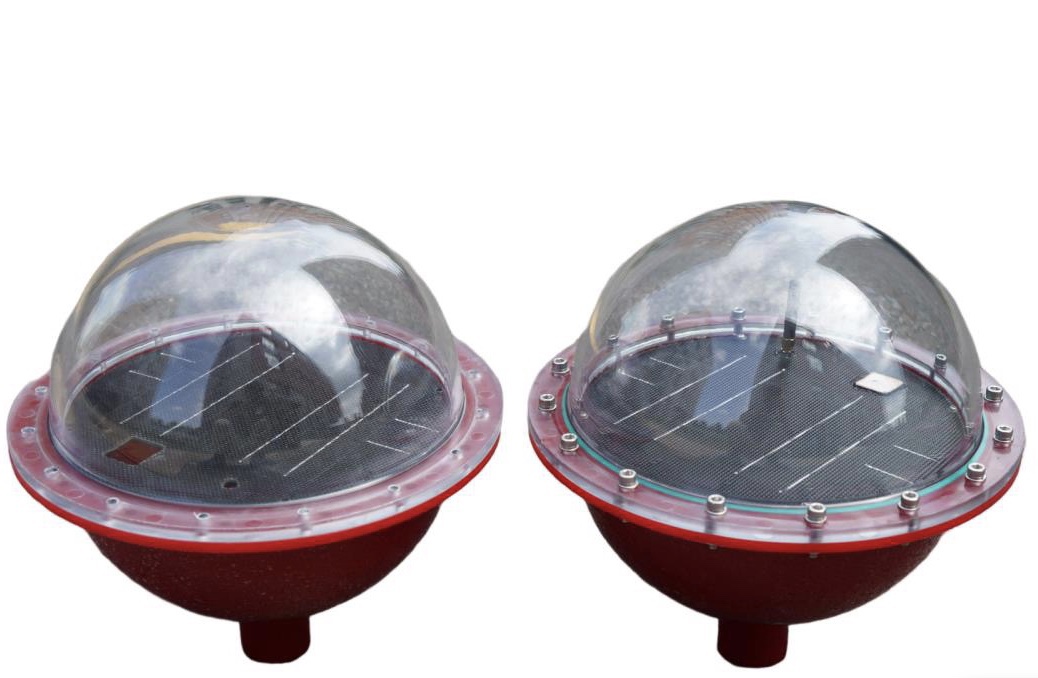 浮标壳体24厘米内径海洋湖泊河流水质环境监测用带固定电池螺纹