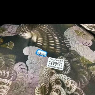 包邮 30元 14V0471纯棉棉麻花布面料做衬衣裙子0.9米乘1.45米