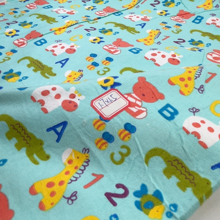 30元包邮7G2197纯棉双边磨毛棉麻面料1.7x1.5m