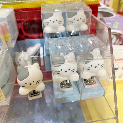 韩国butter family牛奶猫草莓兔卡通订书器订书机ins卡通文具礼物