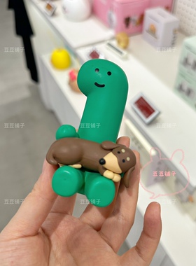 韩国代购linefriends车载芳香剂joguman恐龙woody狗狗包棕色ins