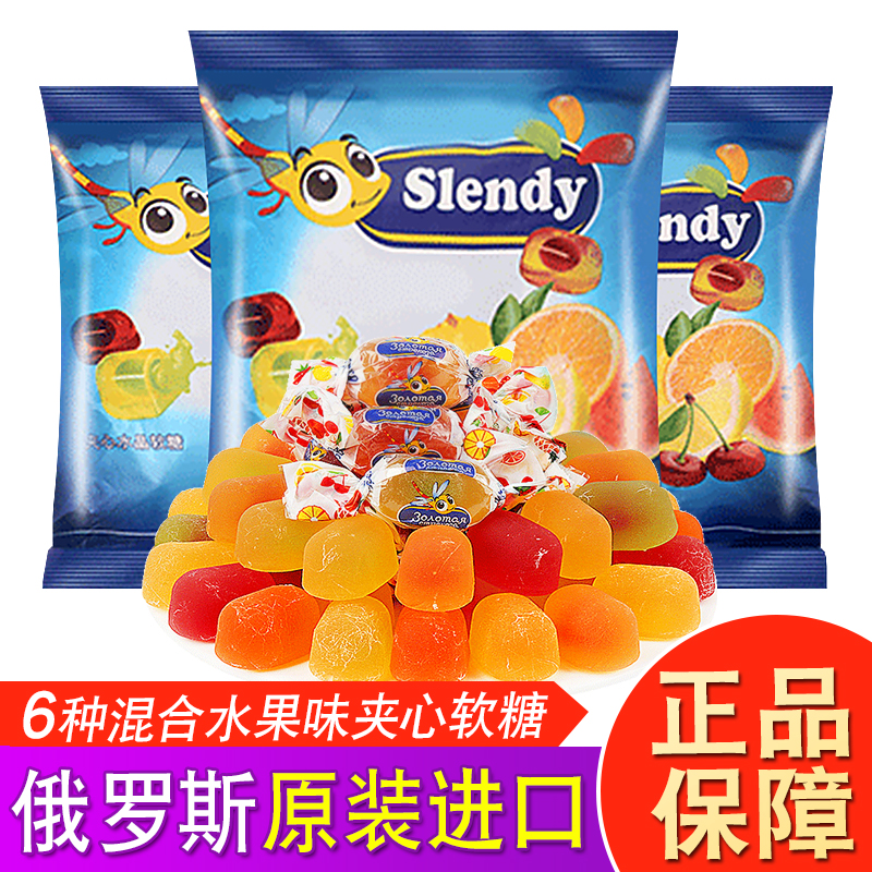 KDV金蜻蜓爆浆夹心水果什锦软糖