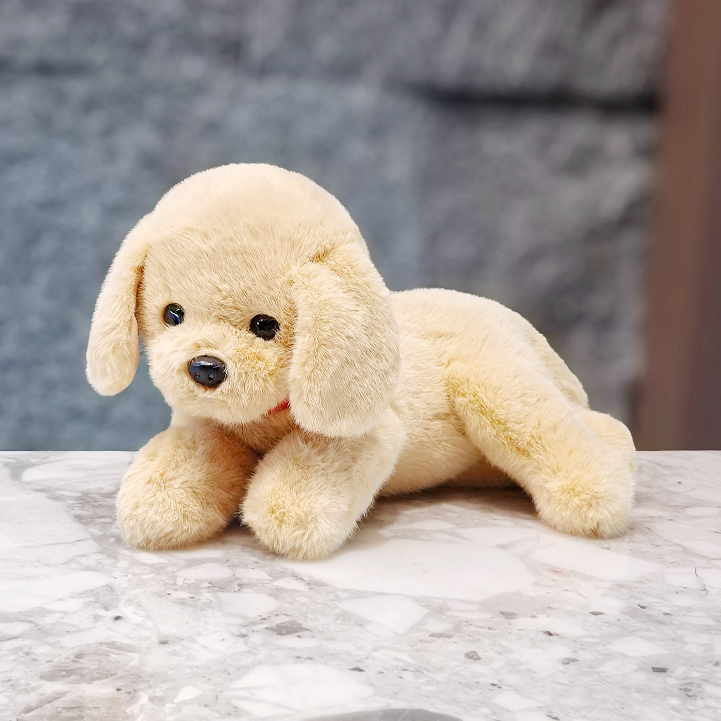 可爱仿真拉布拉多幼犬小狗玩偶睡觉抱儿童毛绒玩具狗娃娃公仔摆件