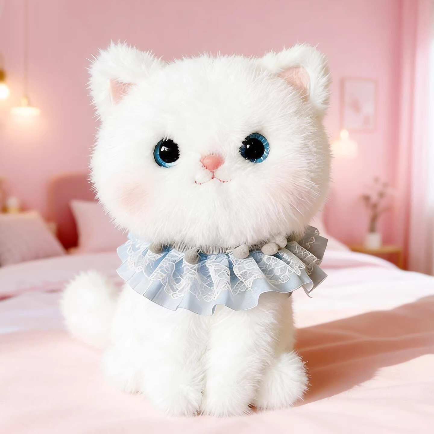 仿真小猫咪玩偶儿童安抚陪伴娃娃生日礼物女生情人节礼品女孩爆款