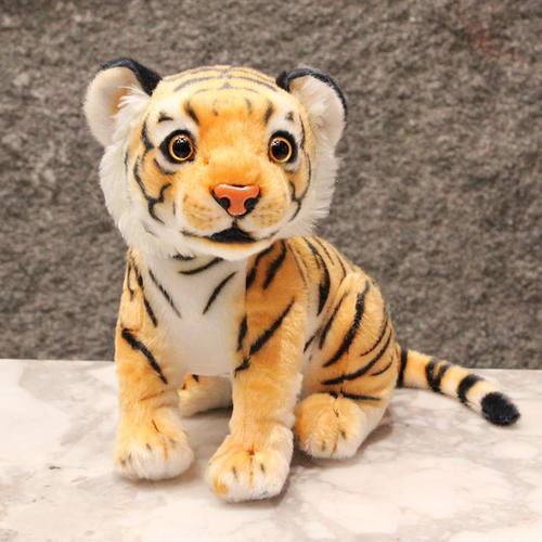 小老虎公仔仿真东北虎虎年吉祥物