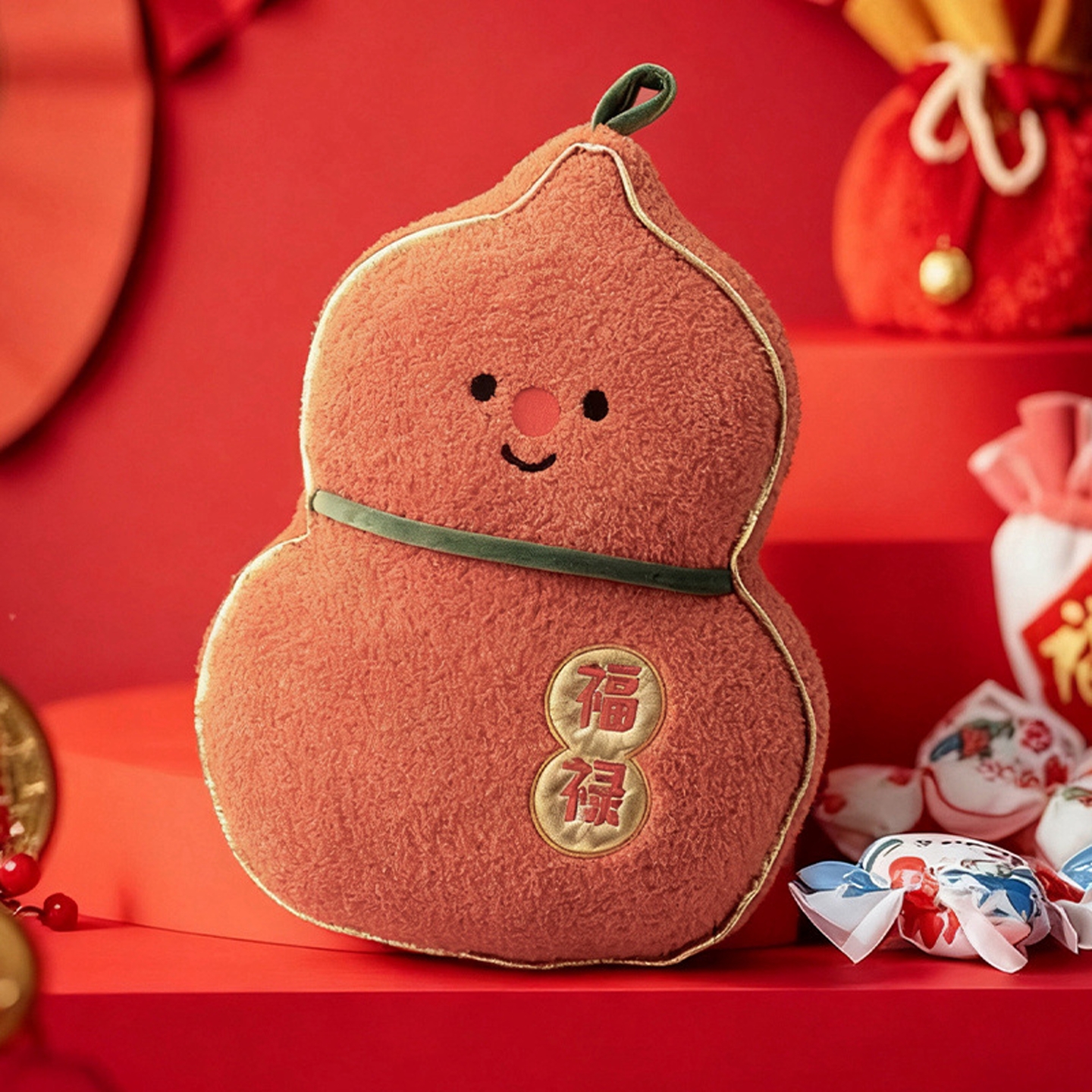 【新年礼物】国潮葫芦摆件抱枕