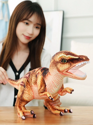 Реалистичный динозавр, детская плюшевая игрушка для сна, подушка, тряпичная кукла, юрский период, тираннозавр Рекс