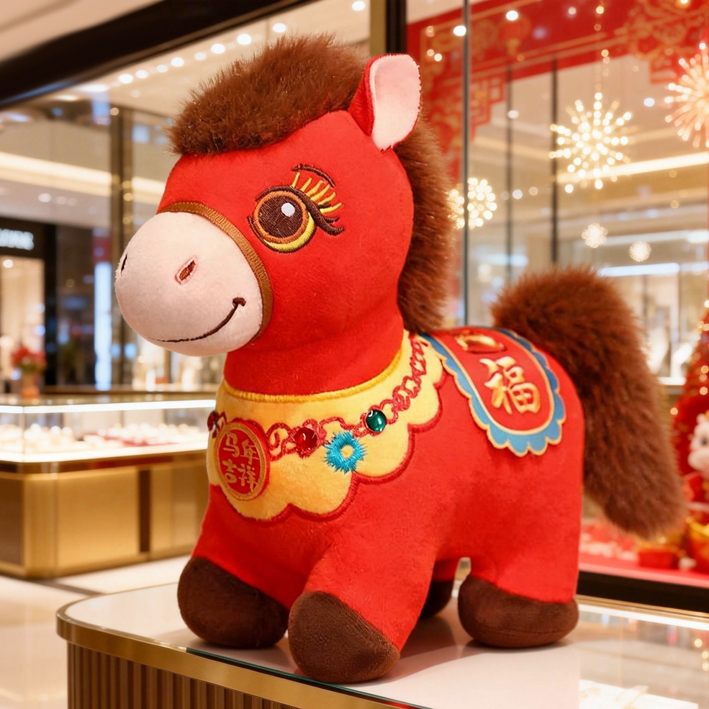 马年吉祥物公仔小马玩偶酒店大堂装饰摆件新年礼物儿童年会礼品,节庆用品/礼品,生肖用品,淘宝优惠券,粉丝福利购,淘宝优惠卷
