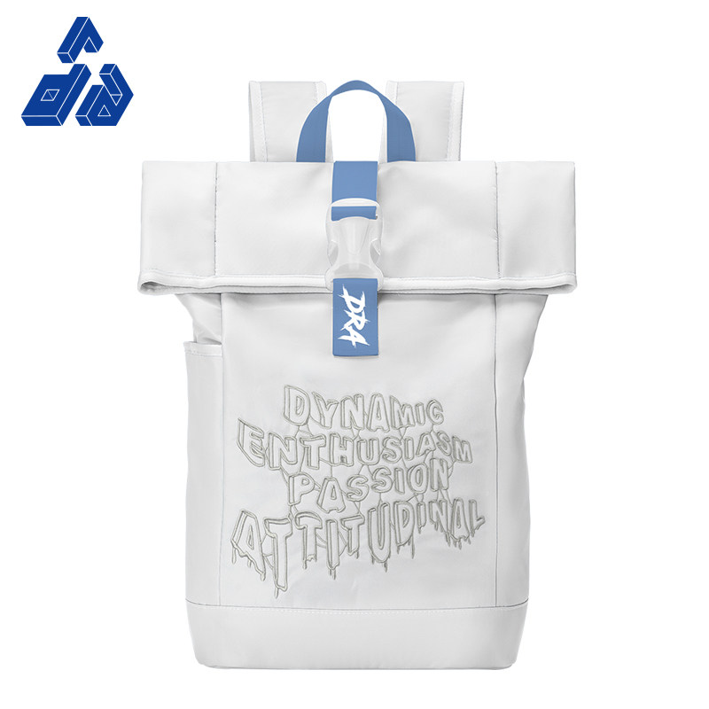 DRACONITE字母印花双肩背包男女学生运动休闲大容量轻便潮流书包