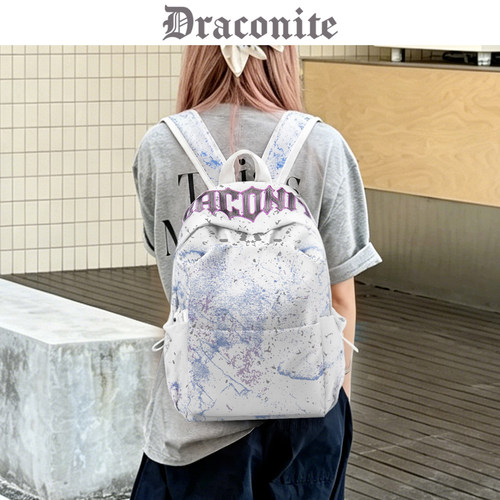 DRACONITE大容量涂鸦双肩背包