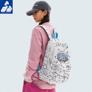 DRACONITE双肩包美式 高街小众高中生书包女大学生旅游初中背包男