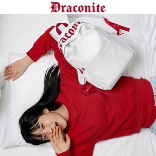 DRACONITE双肩包女2026新款 旅行背包轻便男大学生电脑包书包美式
